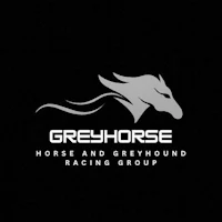 a logo for grasshorse horse and greyhound racing