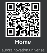a qr code with the words home on it