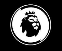 a lion logo on a black background