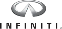 the infiniti logo on a black background