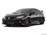 the blue 2019 honda civic type r