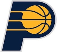 the indiana pacers logo on a white background