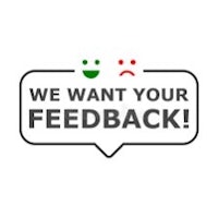 we want your feedback