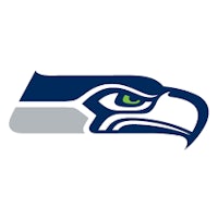 the seattle seahawks logo on a white background