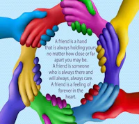 a friend is a hand that is always holding your life by person