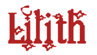 the word lilith on a white background