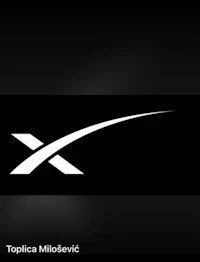 a black and white logo with the word x on it