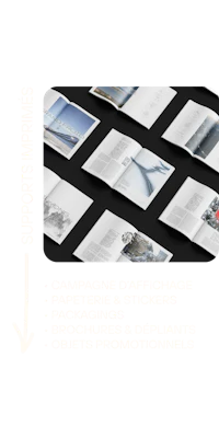 a black and white image of a brochure with a white background