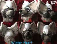 winter heart stuffed animal