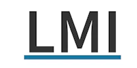 the lmi logo on a white background