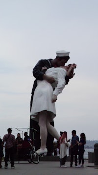 a statue of a sailor