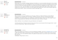 a screen shot of a customer review page