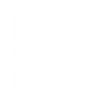 a white square on a black background