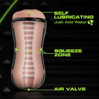 the self lubricating air valve is shown on a black background