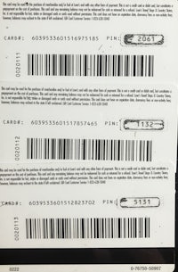 a picture of a barcode on a black background