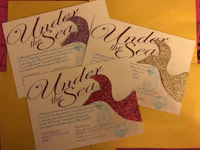 under the sea party invitations