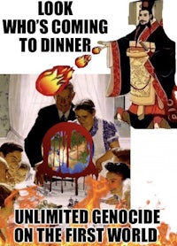 look who's coming to dinner unlimited genocide on the first world