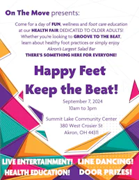 on the move presents happy feet keep the beat