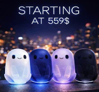 a group of lighted ghosts with the text starting at $599