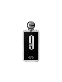 a bottle of 9 ultra male on a black background