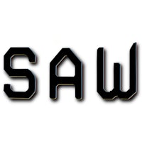 a black background with a yellow, orange, and blue circle