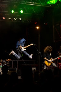 a group of people on a stage