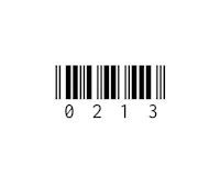 a barcode on a white background