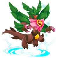 an image of a pokemon character with a flower on his head