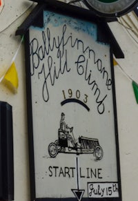 a sign on the side of a building