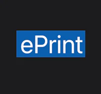 eprint logo on a black background