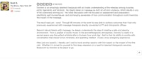 a screenshot of a customer review on a website