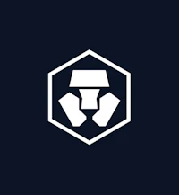 a white hexagon logo on a dark background