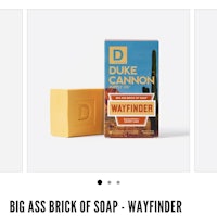 duke johnson big ass brick of soap wayfinder