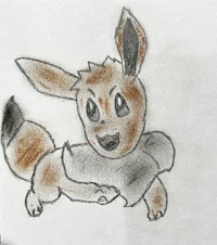 a drawing of a pokemon eevee