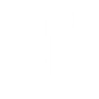 a white music note on a black background