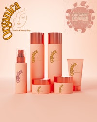 organica cosmetics packaging mockup