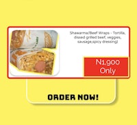 a poster with the words'shea butter wraps' and a yellow background
