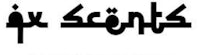 a black and white logo with the words x scnts