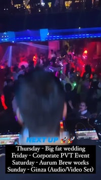 a crowd of people at a nightclub