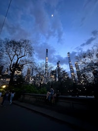 central park at dusk