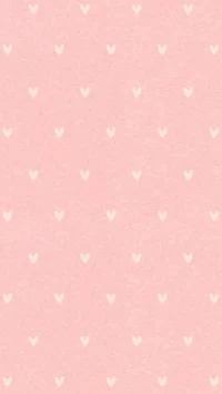 a pink background with white hearts on it