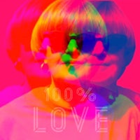 the cover of 100 % love