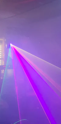 an image of a laser light in a dark room