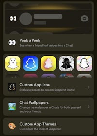a screenshot of the snapchat app on an iphone