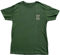 bleach dye one of one screen printed 