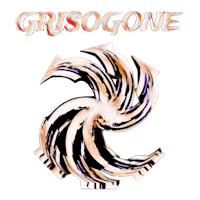 the logo for grisogone on a black background