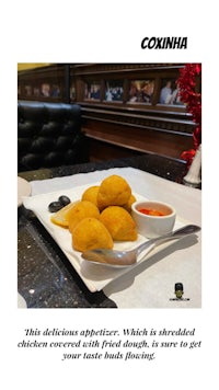 a plate with a plate of food on it