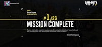 call of duty mobile mission complete