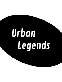 the logo for urban legends