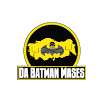 the logo for da batman masses